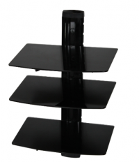 Three layers glass dvd wall mount bracket china